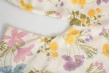 Load image into Gallery viewer, Boho Short Robe, Kimono Robe,Alisa Yellow Floral
