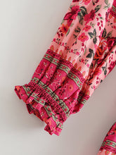 Load image into Gallery viewer, Mini Dress, Boho Sundress,Front Button Ruffles
