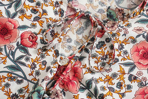 Boho Blouse, Vintage shirts,Floral print