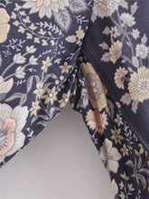 Load image into Gallery viewer, Grey Floral Print,Bohemian Maxi Dress,Boho Dress
