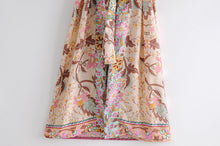 Load image into Gallery viewer, Peacock Print Kimono,Boho Kimono,Bohemian Style
