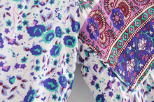Load image into Gallery viewer, Floral Print,Bohemian Midi Sundress, Boho Dress
