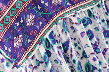 Load image into Gallery viewer, Floral Print,Bohemian Midi Sundress, Boho Dress
