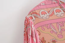 Load image into Gallery viewer, Floral Print, Bohemian Maxi Dress ,Boho Dress
