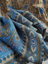 Load image into Gallery viewer, Maxi Dress, Boho Dress,Blue Floral Print
