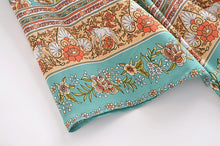 Load image into Gallery viewer, Horse Floral Print , Bohemian Kimono ,Boho Cover-ups

