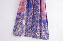 Load image into Gallery viewer, Star and Moon,Boho Cover-ups,Bohemian kimono

