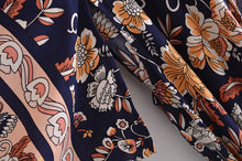 Load image into Gallery viewer, Vintage Ethnic Printed Bohemian Kimono Cardigan Cover-Up

