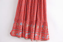Load image into Gallery viewer, Floral Print , Bohemian Maxi Dress,Boho Sundress
