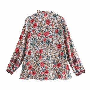 Boho Blouse, Vintage shirts,Floral print