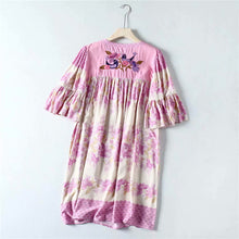 Load image into Gallery viewer, Mini Dress, Boho Dress,Floral Print
