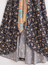 Load image into Gallery viewer, Wild Floral ,Open Back,Strapless Boho Dress

