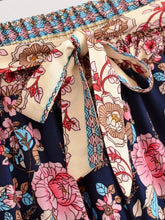 Load image into Gallery viewer, Floral Print Two Piece Suits  2 Pieces Boho Sets
