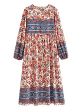 Load image into Gallery viewer, Multi Floral Print , Beach Bohemian , Boho Dress
