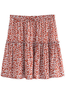 Bohemian Mini Skirts,Boho Skirt