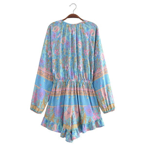 Boho Playsuits,Beach Jumpsuits,Bohemian Playsuits