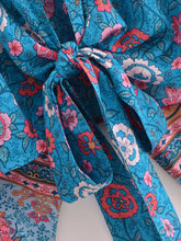Load image into Gallery viewer, Bohemian Kimono, Boho Bikini Cover-ups,Yellow Floral
