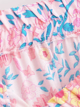 Load image into Gallery viewer, Boho Skirt, Maxi Skirt, Wild Pink Flower
