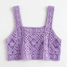 Load image into Gallery viewer, Hollow Out Tank Tops Bohemian Vest Vintage Boho Embroidery Camis
