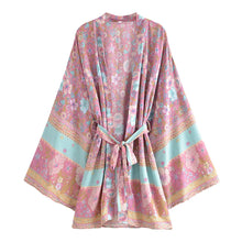 Load image into Gallery viewer, Bohemian Kimono,Boho Bikini Cover-ups,Beauty Floral
