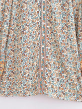 Load image into Gallery viewer, Floral Printed  Boho Blouse Shirts  Bohemian Blusas Tops
