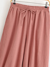 Load image into Gallery viewer, Sun Moon Embroidery Linen Cotton Bloomers Baggy Pants Yoga Trousers
