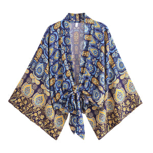 Boho Short Robe ,Bikini Cover Up