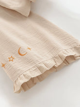 Load image into Gallery viewer, Star Moon Embroidery Short Bohemian Kimono Ruffles Flare Sleeves
