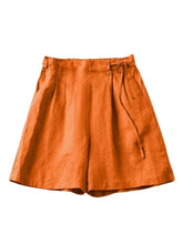 Load image into Gallery viewer, Linen Cotton Shorts Beach Boho Shorts

