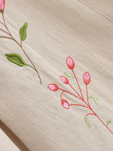 Load image into Gallery viewer, Flowers and Bees Embroidery, Beach Bohemian Kimono,Boho Bikini Cover-ups
