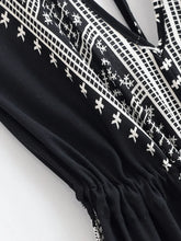 Load image into Gallery viewer, Wild Floral ,Backless Sexy Maxi Dress , High-Low Tassel Strapless Boho Dress
