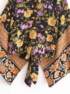 Boho Short Robe ,Bikini Cover Up