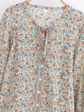 Load image into Gallery viewer, Floral Printed  Boho Blouse Shirts  Bohemian Blusas Tops
