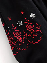 Load image into Gallery viewer, Retro Floral Emberoidery ,Lantern Sleeve Maxi Dress, Boho Dress
