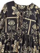 Load image into Gallery viewer, Floral Print Maxi Dress  Elegant Holiday Beach Dress
