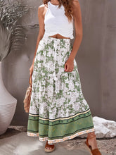 Load image into Gallery viewer, Floral Print, Beach Bohemian Skirt,Boho Skirt
