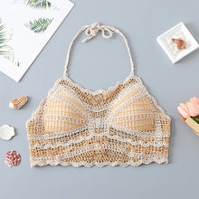 Load image into Gallery viewer, Hollow Out Sleeveless Crop Tops Bohemian Vest
