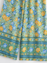 Load image into Gallery viewer, Floral Print Two Piece Suits  2 Pieces Boho Sets
