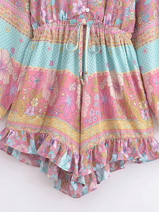 Boho Playsuits,Beach Jumpsuits,Bohemian Playsuits