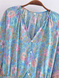 Boho Playsuits,Beach Jumpsuits,Bohemian Playsuits