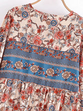 Load image into Gallery viewer, Multi Floral Print , Beach Bohemian , Boho Dress
