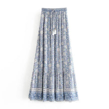 Load image into Gallery viewer, Floral Print, Beach Bohemian Skirt,Boho Skirt
