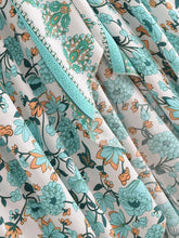 Load image into Gallery viewer, Wild Floral ,Open Back,Strapless Boho Dress
