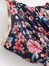 Load image into Gallery viewer, Floral Print Two Piece Suits  2 Pieces Boho Sets
