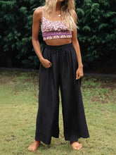 Load image into Gallery viewer, Solid  Linen Cotton ,Bohemian Pants
