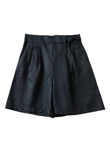 Solid Linen Cotton Shorts,Boho Shorts