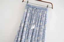 Load image into Gallery viewer, Floral Print, Beach Bohemian Skirt,Boho Skirt
