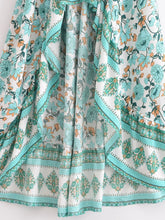 Load image into Gallery viewer, Floral Print,High Low Bohemian Skirt,Boho Skirts
