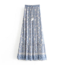 Load image into Gallery viewer, Floral Print, Beach Bohemian Skirt,Boho Skirt
