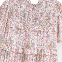 Load image into Gallery viewer, Boho Floral Print Maxi Dress Summer Elegant Ruffle Tiered Dress
